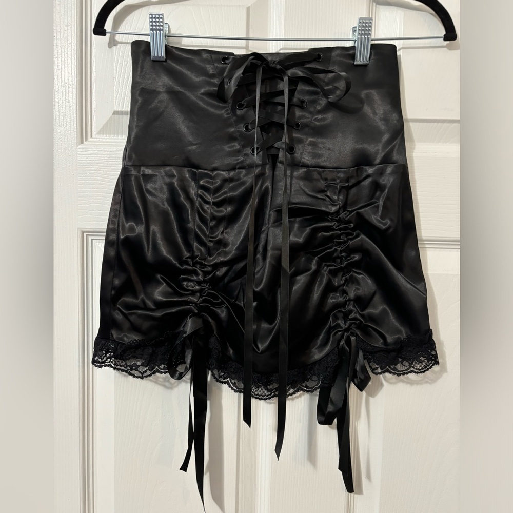 Dolls Kill / Widow Turn It Around Corset Skirt